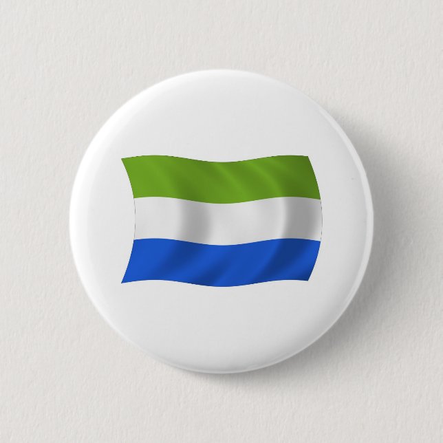 Sierra Leone Flag Button (Front)