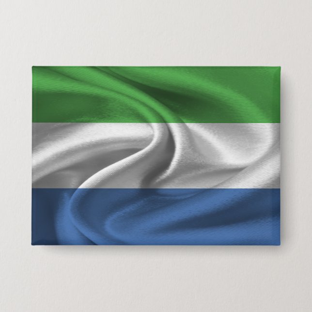 Sierra Leone Flag Button (Front)