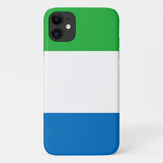 Sierra Leone flag Case-Mate iPhone Case (Back)