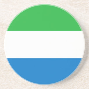 Sierra Leone Flag Coaster