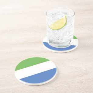 Sierra Leone flag Coaster