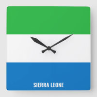 Sierra Leone Flag Dazzling Patriotic