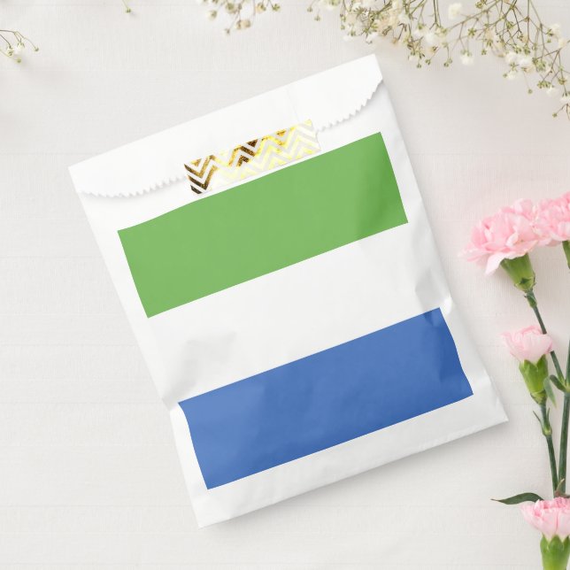 Sierra Leone flag Favour Bags (Sealed)