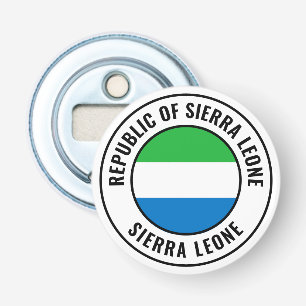 Sierra Leone Flag Gorgeous Patriotic Bottle Opener