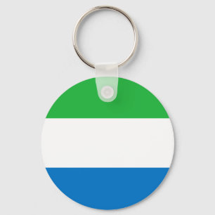 Sierra Leone Flag Key Ring