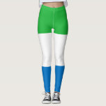 Sierra Leone Flag Leggings<br><div class="desc">Search "wowsmiley" for more products like this one.</div>