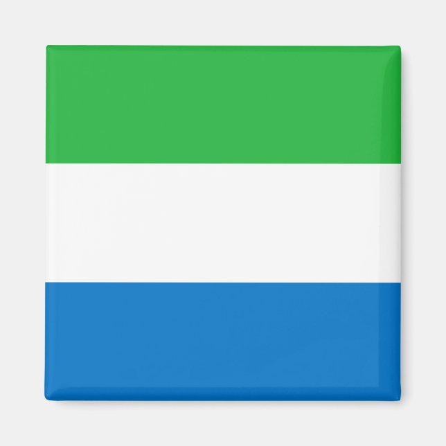 Sierra Leone Flag Magnet (Front)