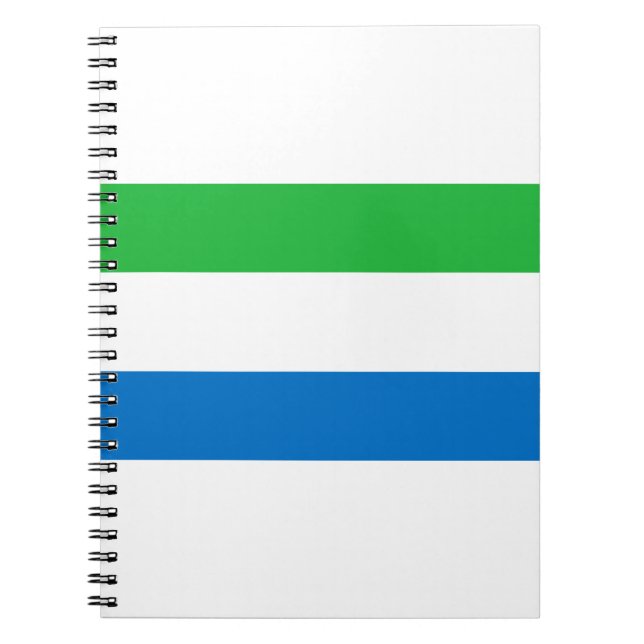 Sierra Leone Flag Notebook (Front)