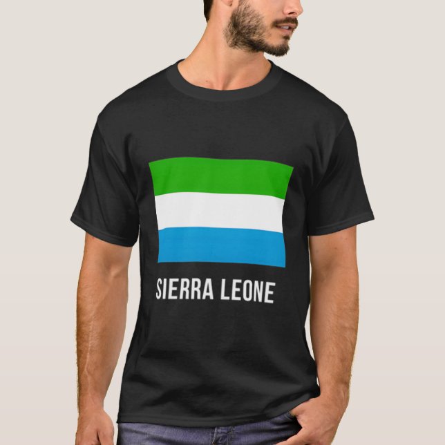 Sierra Leone Flag Shirt Sierra Leonean (Front)