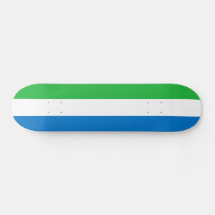 Sierra Leone Flag Skateboard