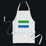 Sierra Leone Flag Standard Apron<br><div class="desc">Patriotic flag of Sierra Leone.</div>