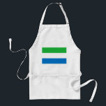 Sierra Leone Flag Standard Apron<br><div class="desc">Patriotic flag of Sierra Leone.</div>