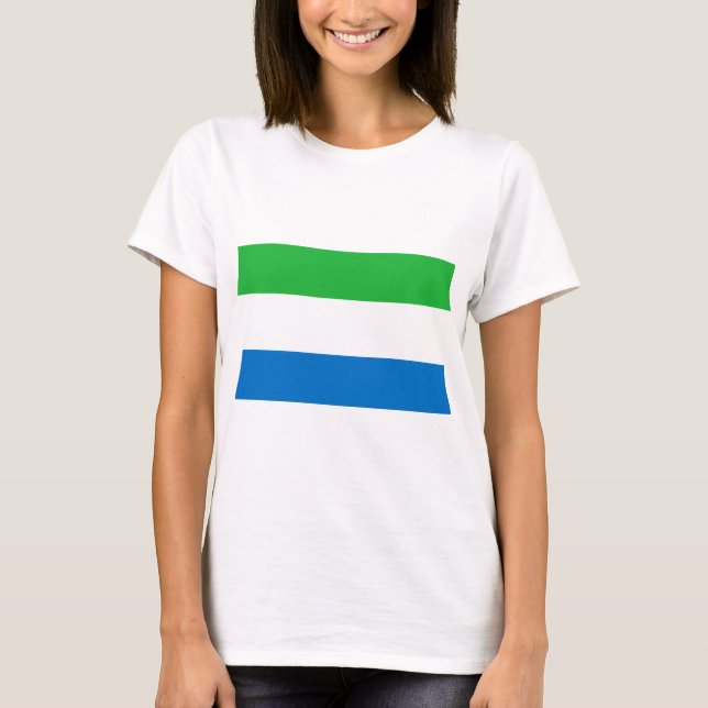Sierra Leone Flag T-Shirt (Front)
