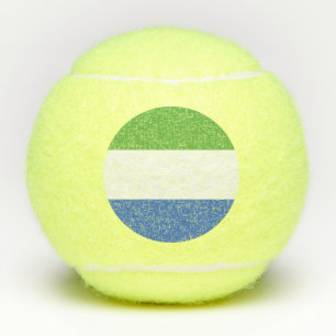 Sierra Leone flag Tennis Balls