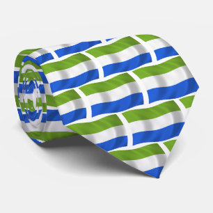 Sierra Leone Flag Tie