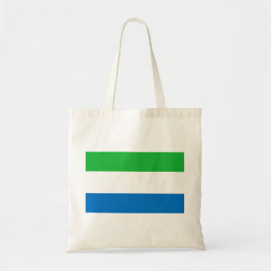 Sierra Leone Flag Tote Bag