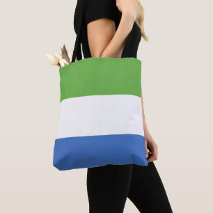 Sierra Leone flag Tote Bag