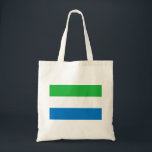 Sierra Leone Flag Tote Bag<br><div class="desc">Patriotic flag of Sierra Leone.</div>