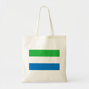 Sierra Leone Flag Tote Bag
