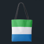 Sierra Leone Flag Tote Bag<br><div class="desc">Patriotic flag of Sierra Leone.</div>