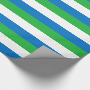 Sierra Leone Flag Wrapping Paper