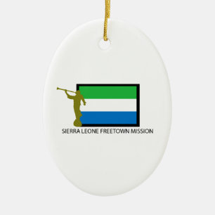 SIERRA LEONE FREETOWN MISSION LDS CTR CERAMIC TREE DECORATION