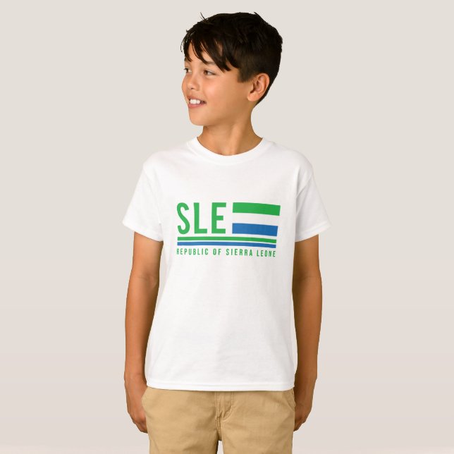 Sierra Leone ISO Code T-Shirt (Front Full)