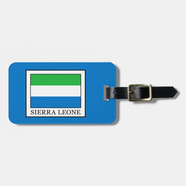 Sierra Leone Luggage Tag (Front Horizontal)