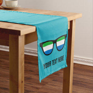 Sierra Leone Shades custom table runners