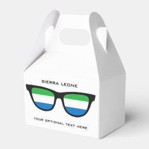 Sierra Leone Shades custom text & colour favour bo Box