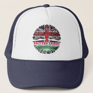 Sierra Leone Sierra Leonean Uk United Kingdom Trucker Hat