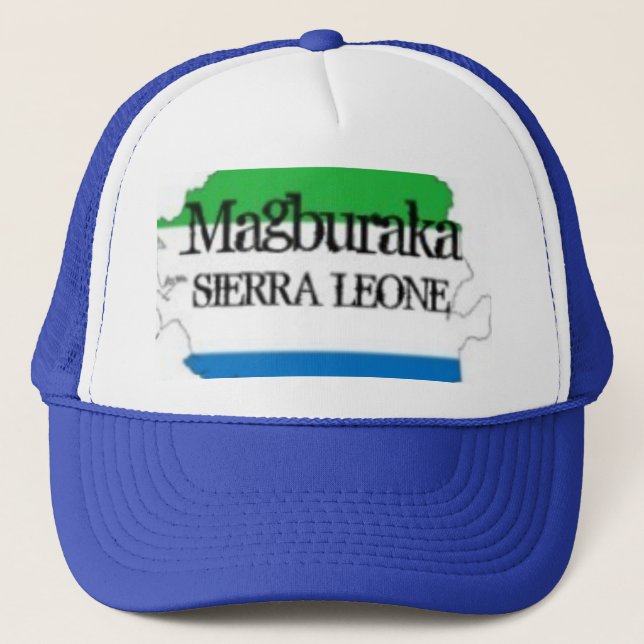 SIERRA LEONE  T-SHIRT AND ETC(magburaka) Trucker Hat (Front)