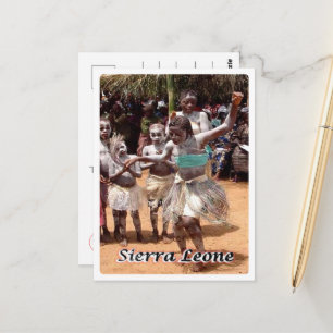 Sierra Leone - The Koindu dance - Postcard