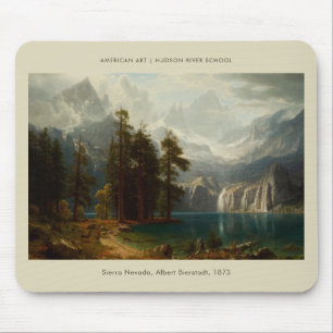 Sierra Nevada Albert Bierstadt Landscape Painting Mouse Pad