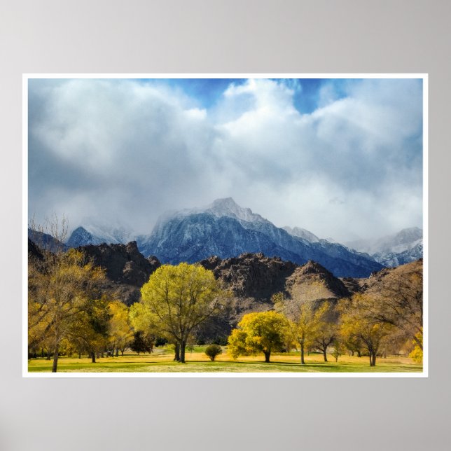 Sierra Nevada Fall Landscape - California Wall Art (Front)