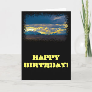 Sierra Nevada HDR Birthday Card