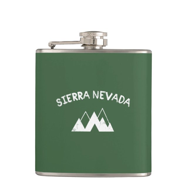 Sierra Nevada Hip Flask (Front)