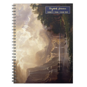 Sierra Nevada Landscape Art Gold Monogram Sketch Notebook