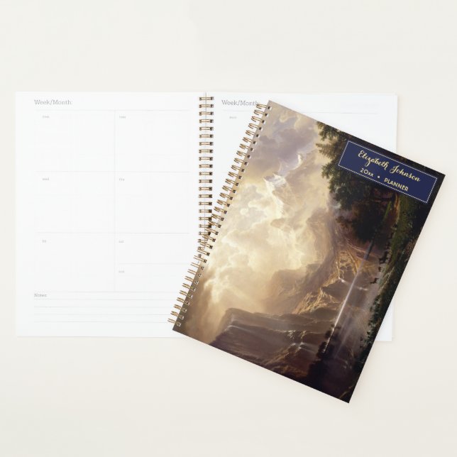 Sierra Nevada Landscape Vintage Art Monogram 2026 Planner (Display)