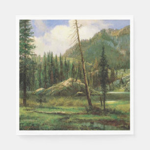 Sierra Nevada Mountains (American Woodland) Napkin