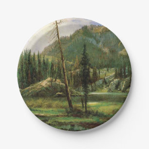 Sierra Nevada Mountains (American Woodland) Paper Plate