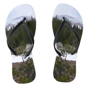Sierra Nevada Mountains and Snow at Yosemite Jandals