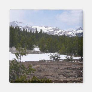 Sierra Nevada Mountains and Snow at Yosemite Magnet