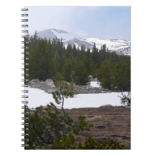 Sierra Nevada Mountains and Snow at Yosemite Notebook