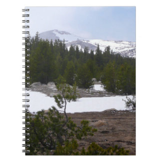 Sierra Nevada Mountains and Snow at Yosemite Notebook