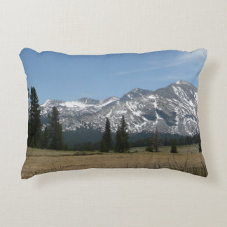 Sierra Nevada Mountains I from Yosemite Decorative Cushion