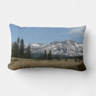 Sierra Nevada Mountains I from Yosemite Lumbar Cushion