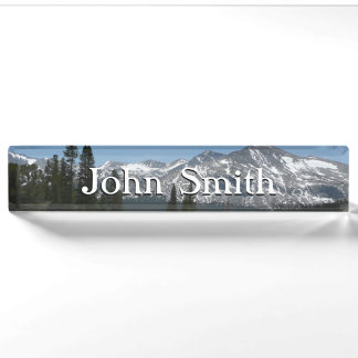 Sierra Nevada Mountains I from Yosemite Nameplate