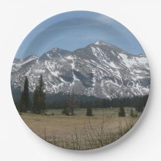 Sierra Nevada Mountains I from Yosemite Paper Plate