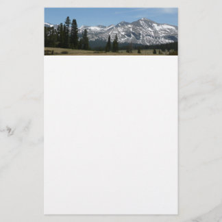 Sierra Nevada Mountains I from Yosemite Stationery